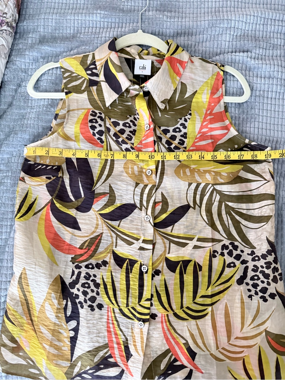 CAbi Bali Tropical Print Shirt - Picture 12 of 14